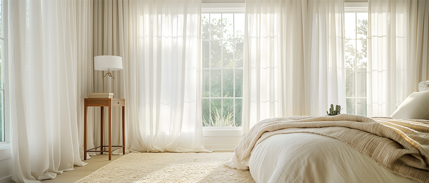 Elegant Linen Curtains for Living Room & Bedrooms - Image 2