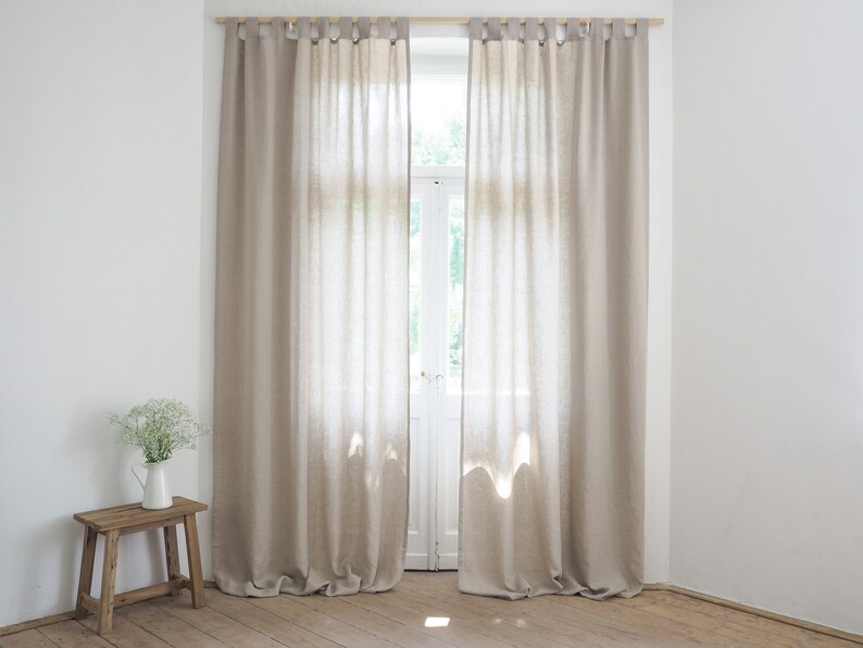 Elegant Linen Curtains for Living Room & Bedrooms - Image 3