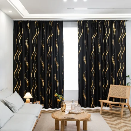 Modern Wave Curtains for a Clean & Elegant Look