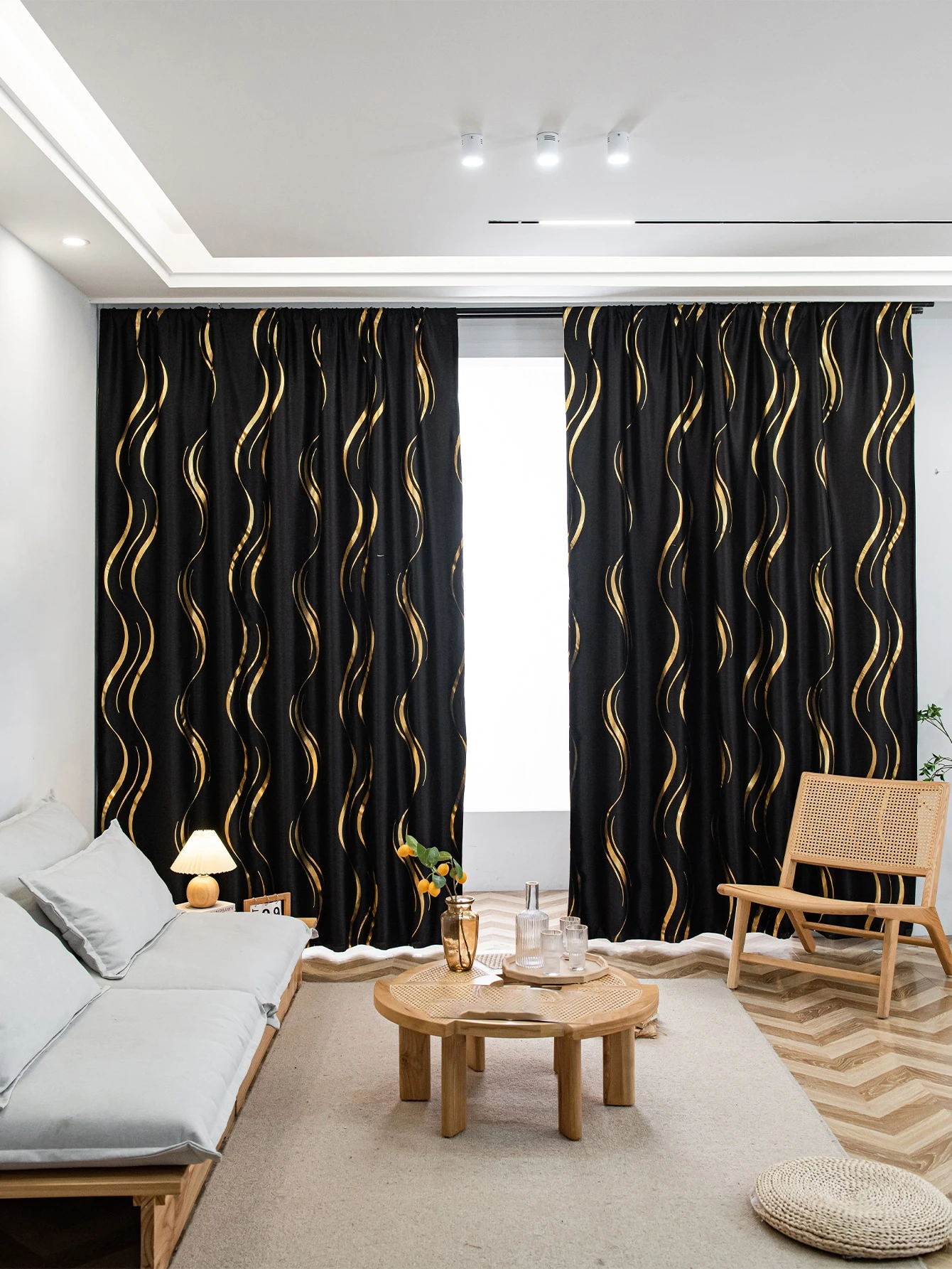 Modern Wave Curtains for a Clean & Elegant Look